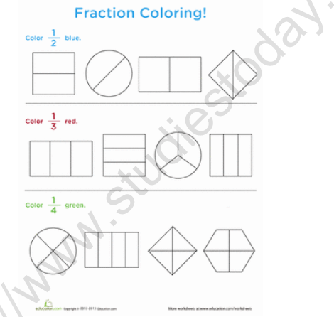 Halves And Quarters Class 4 Worksheets